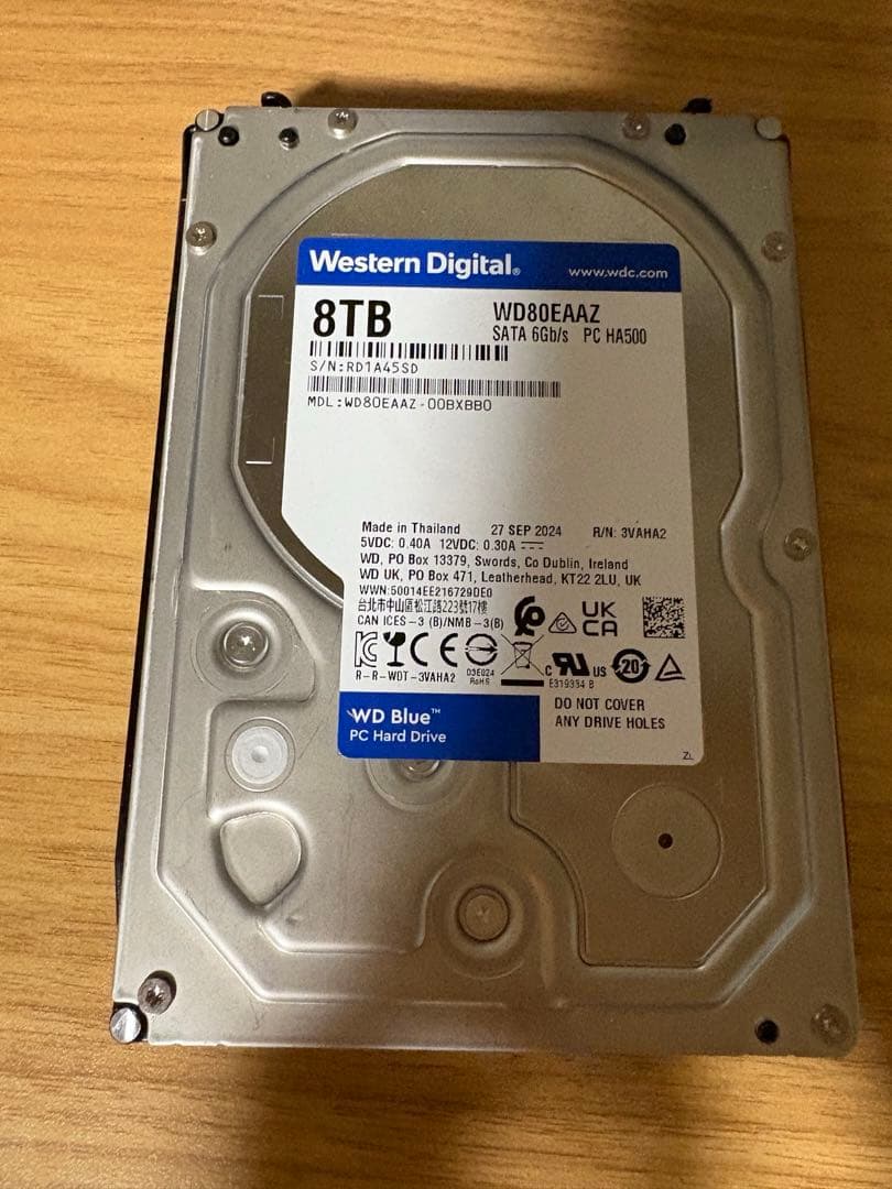WD80EAAZ ジャンク品