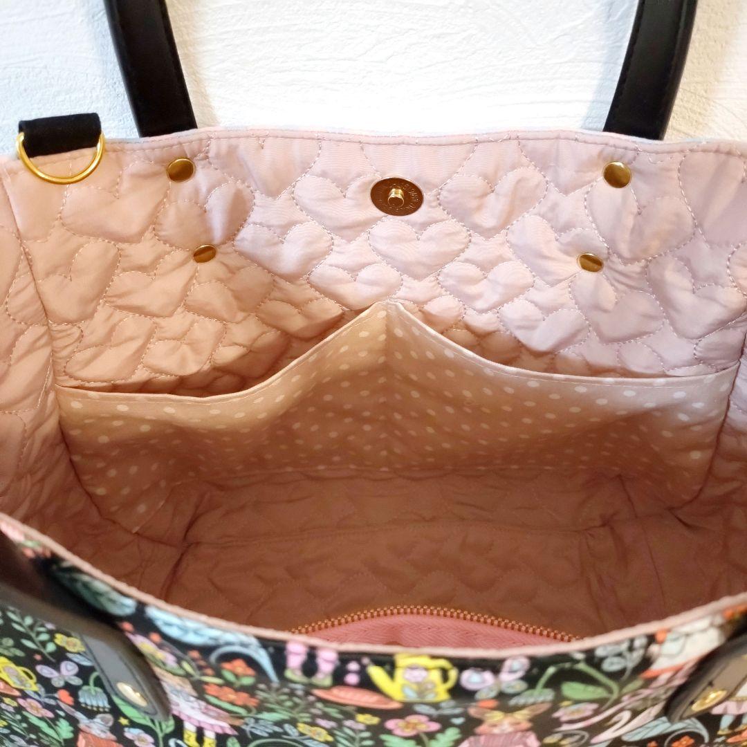 専用☆サイドポケット付きぷっくりバッグ☆ジョリーフルール