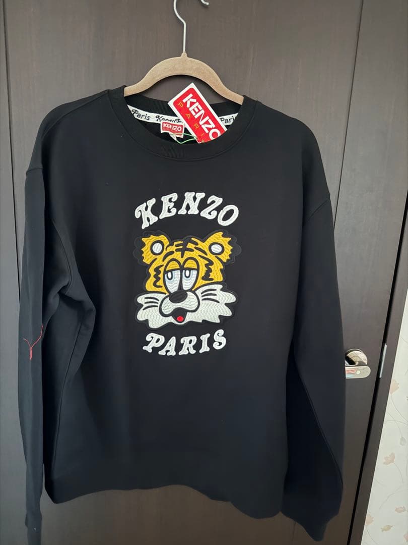 KENZO トラ刺繍 スウェット XL 黒