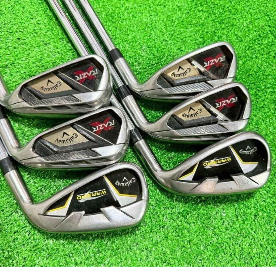 お買い得初心者向けCallaway RAZR HAWKドライバーアイアンセット