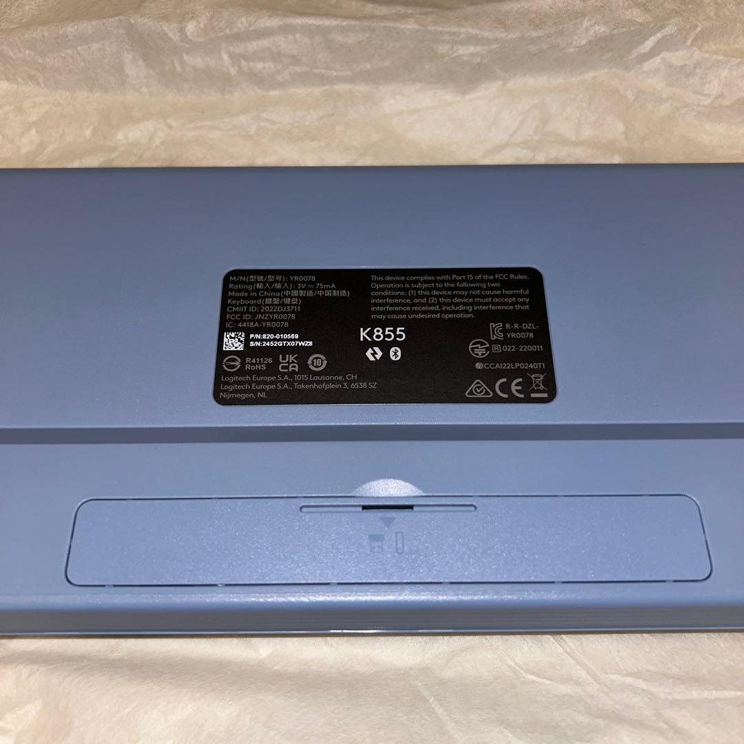 極美品 ロジクール SIGNATURE K855 メカニカルキーボード 赤軸