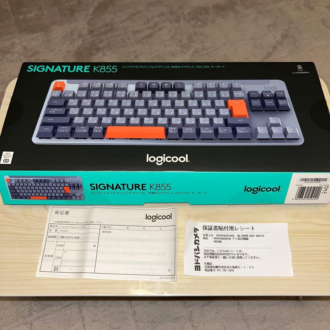 極美品 ロジクール SIGNATURE K855 メカニカルキーボード 赤軸