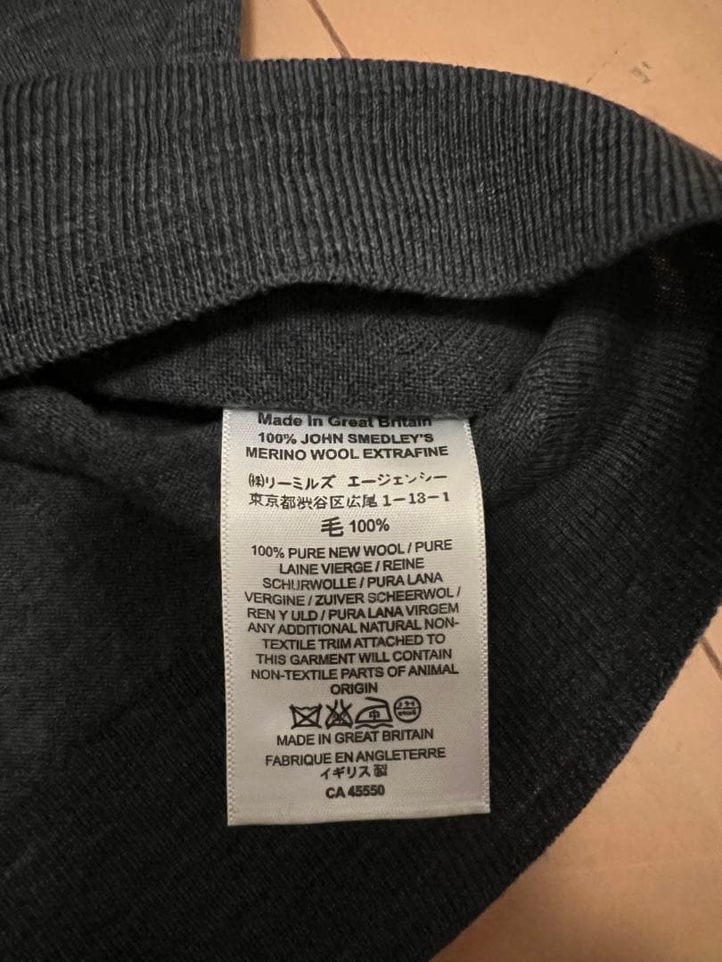 Tokitokita John Smedley タートルネック ウールM