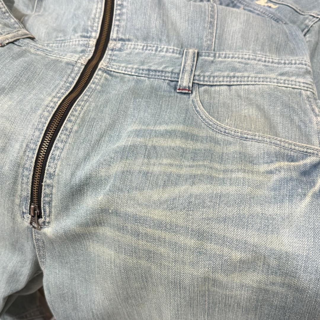 レア アヴィレックス AVIREX デニム オールインワン つなぎ