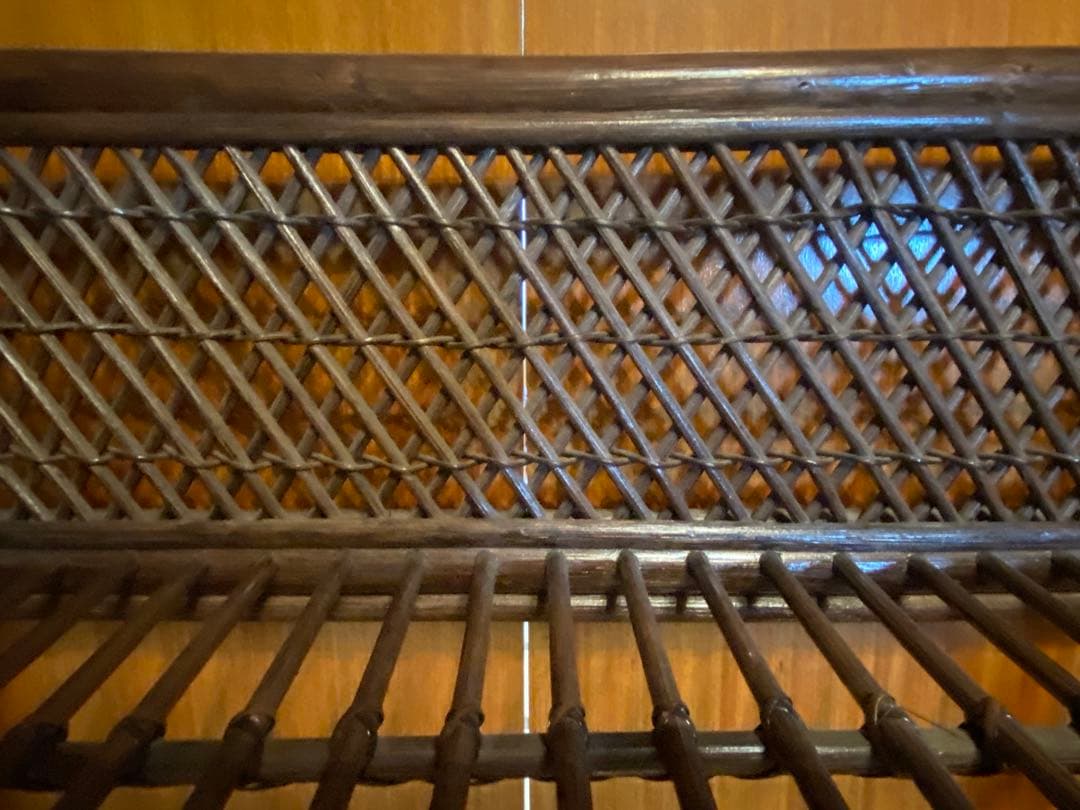 【最終価格】ラタン ラック キャスター付き