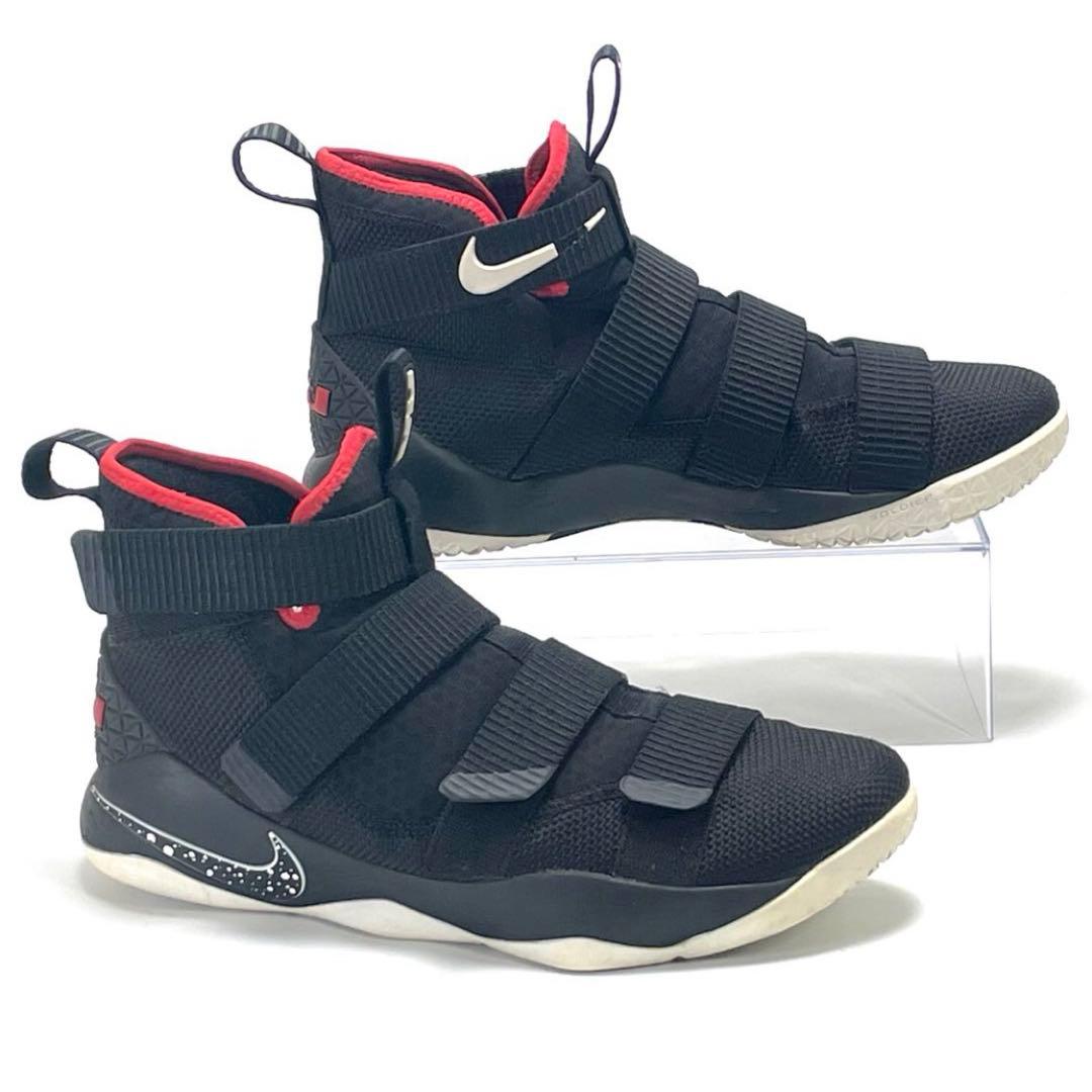 NIKE ナイキ レブロン ソルジャー 11 ブレッド スニーカー ブラック