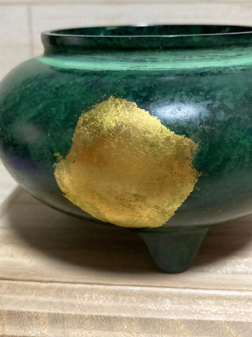 瑞峰作　香炉　青銅製　高岡銅器　木箱付き　歓送迎会用の贈り物として　バレンタイン