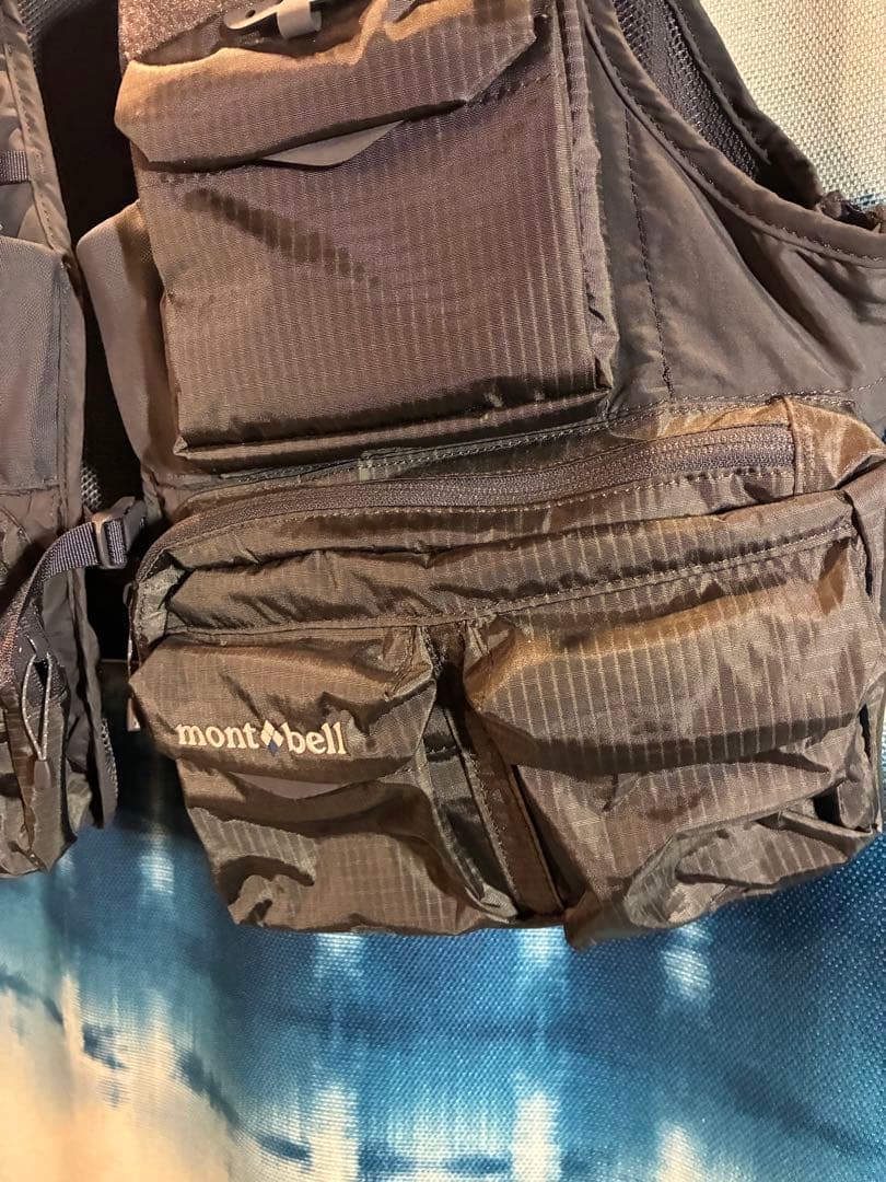 モンベル アジャスタブル アングラーベストL渓流釣り フライフィッシング❗️