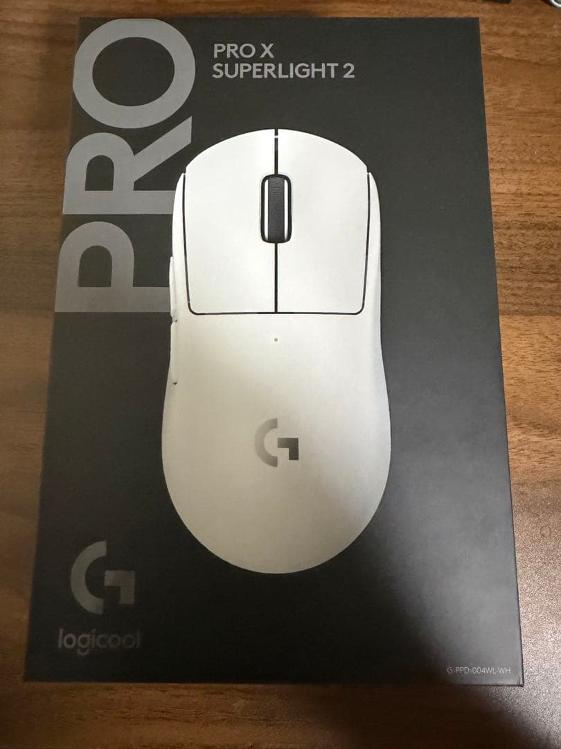 ロジクール GPRO X SUPERLIGHT 2 ホワイト 本体