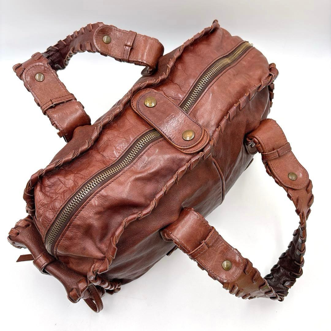 Chloé Silverado Leather Tote Bag Y2K