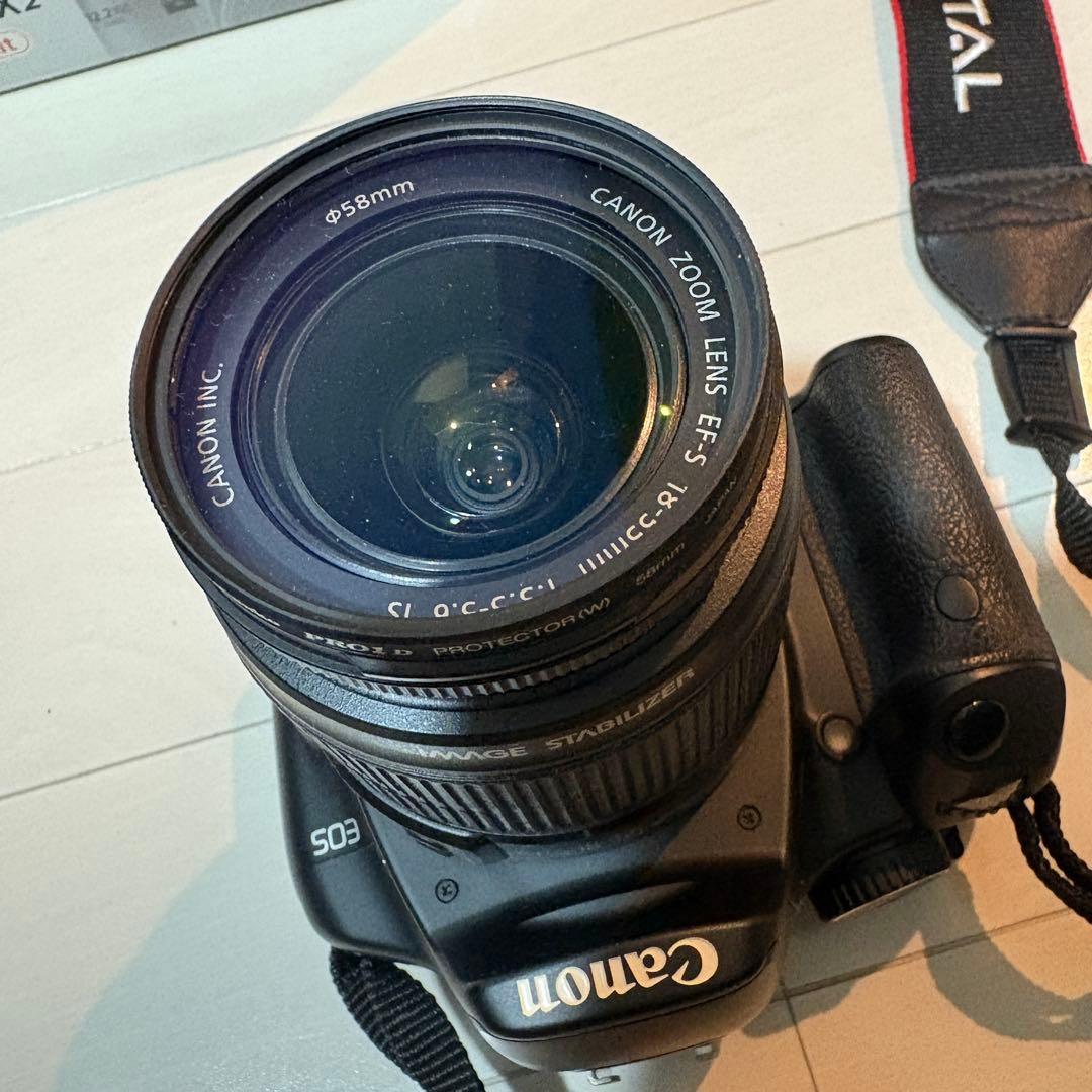 Canon キャノン　カメラ　ブラック　ジャンク品　写真　撮影　EF-S