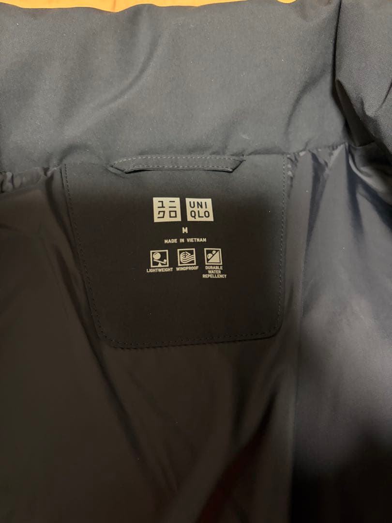 UNIQLO シームレスダウンジャケット M 黒　ブラック