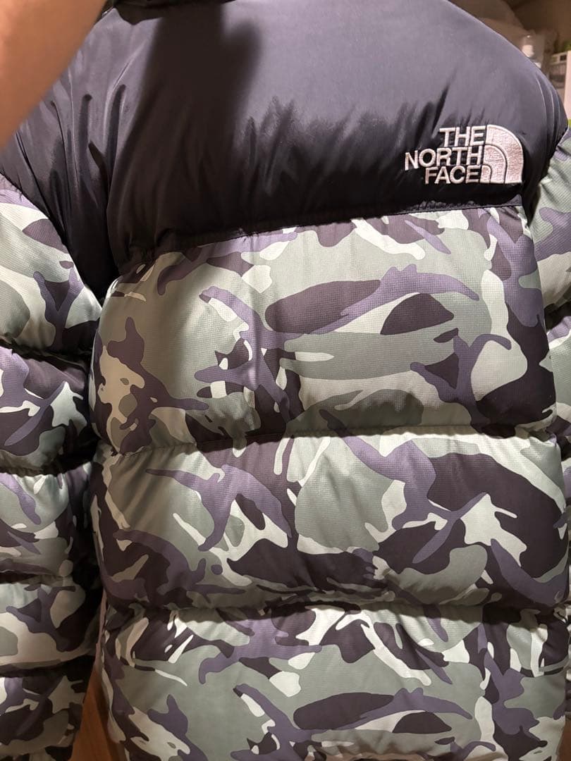 THE NORTH FACE XL ダウンジャケット カモフラージュ