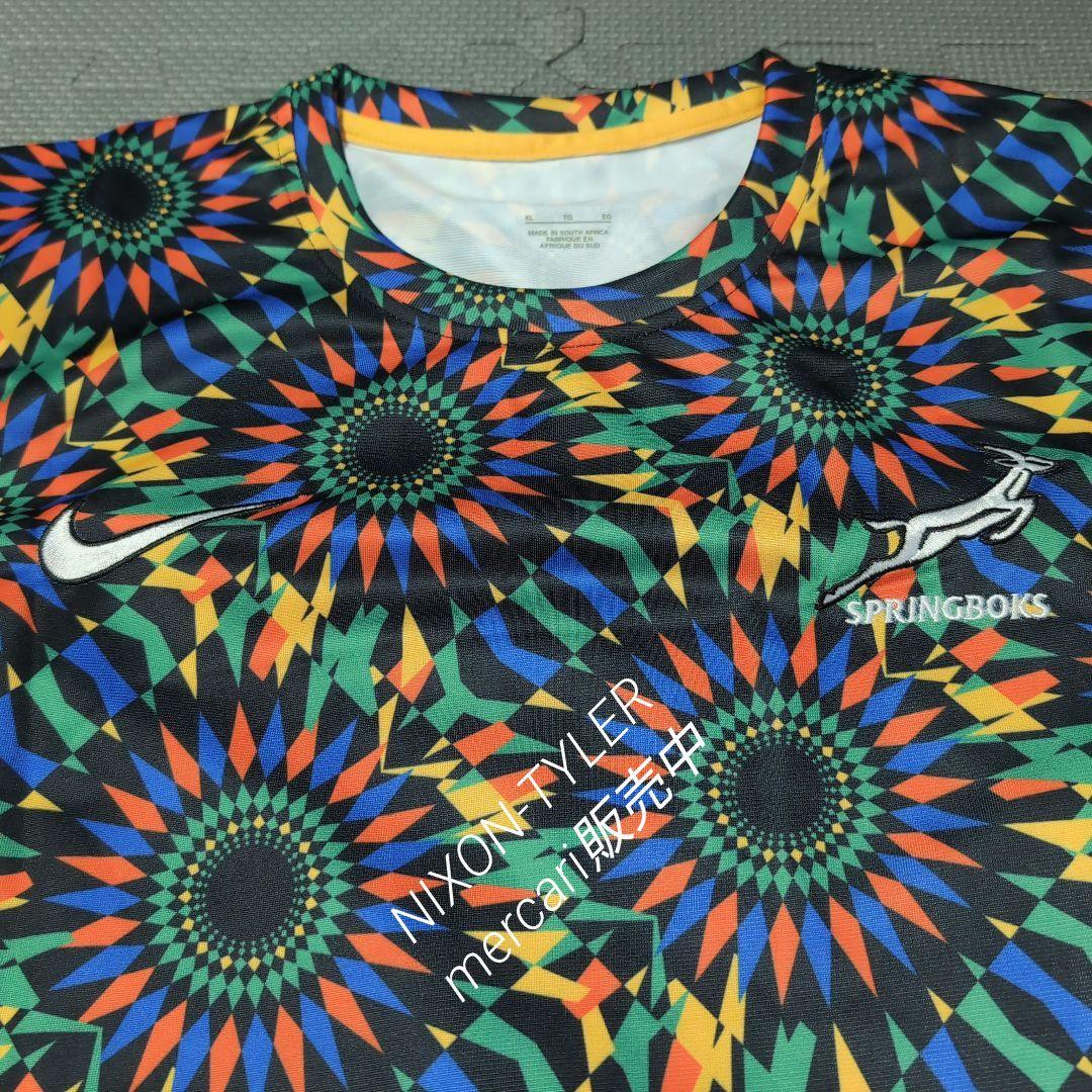 【海外XLサイズ】南アフリカ代表 スプリングボクス 2025 プレマッチシャツ