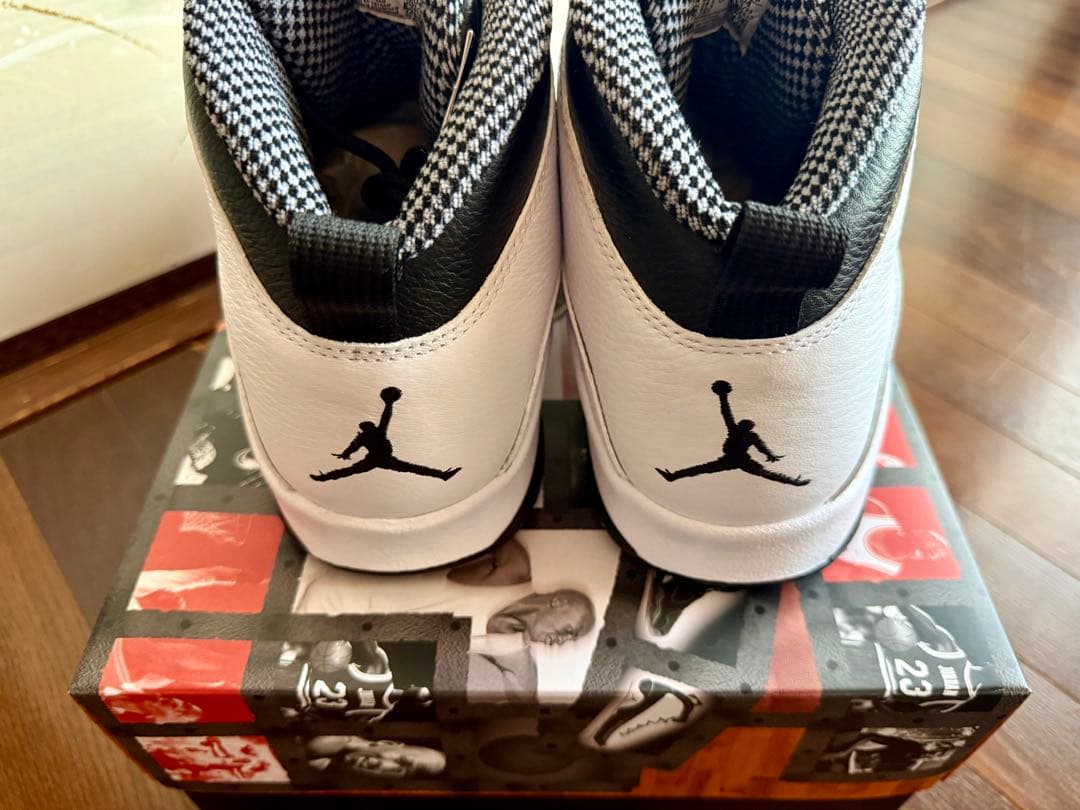 SHIN 様Air Jordan 10 レトロ ライト スティール グレイ