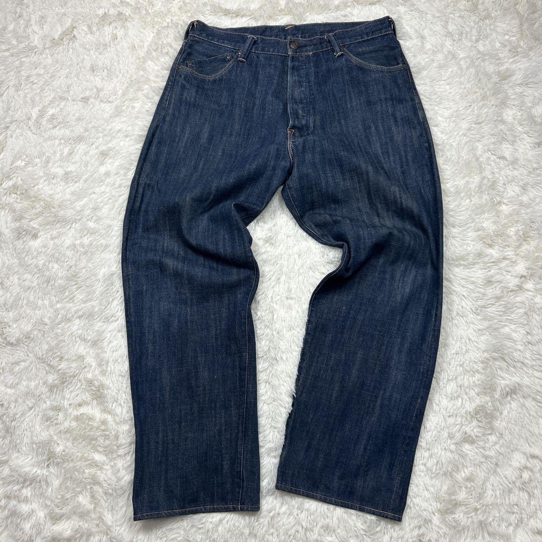 希少　ヤマネデラックス　1959 道楽　セルビッジ　ペンキ　股リベット　ワイド