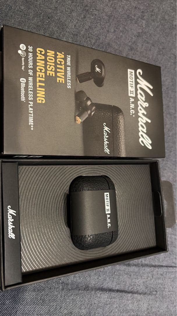 超美品 Marshall Motif A.N.C. ワイヤレスイヤホン