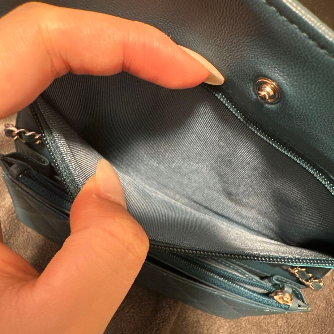 CHANEL マトラッセ　チェーンウォレット