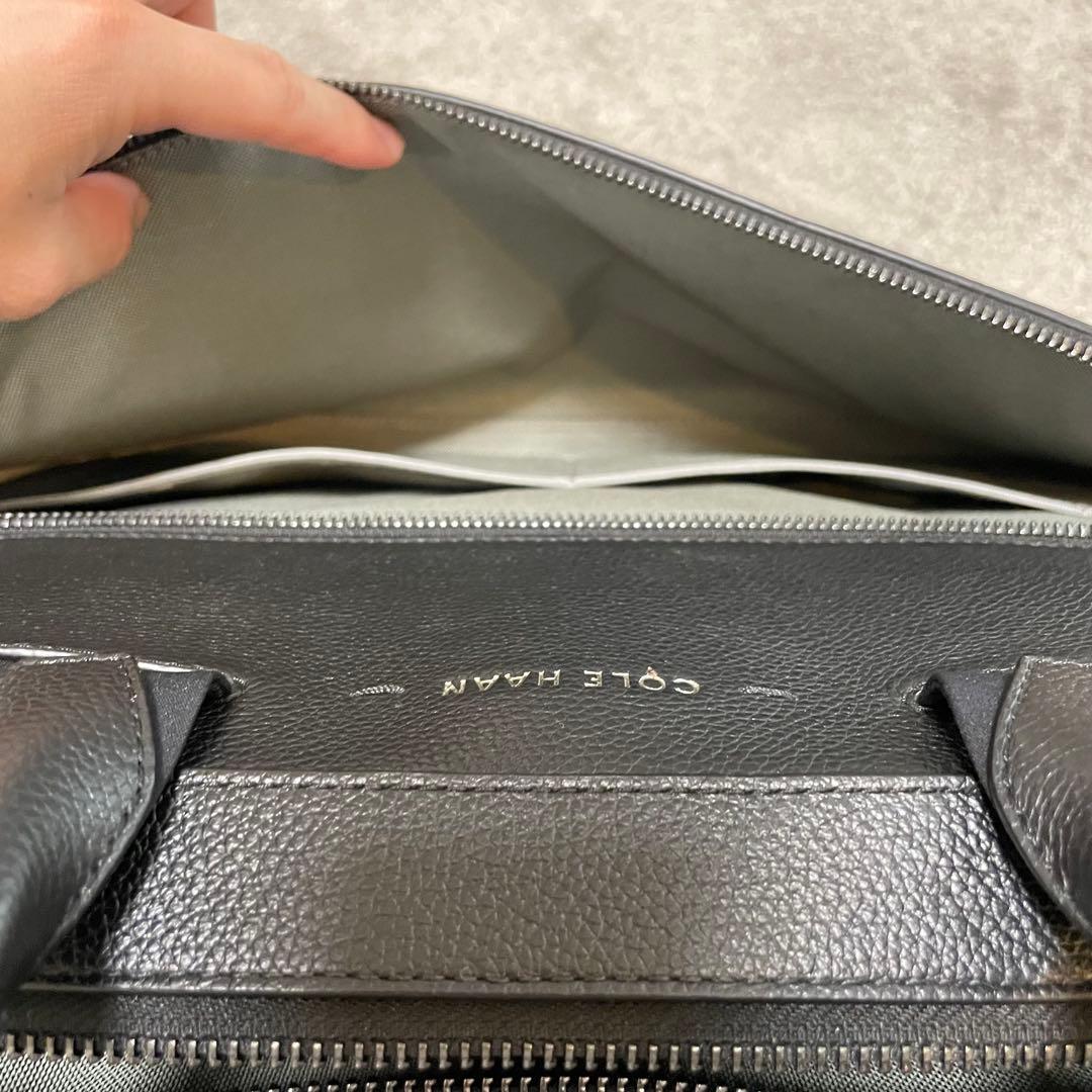現行品　COLE HAAN バック　ビジネス　ブリーフケース　レザー　大容量