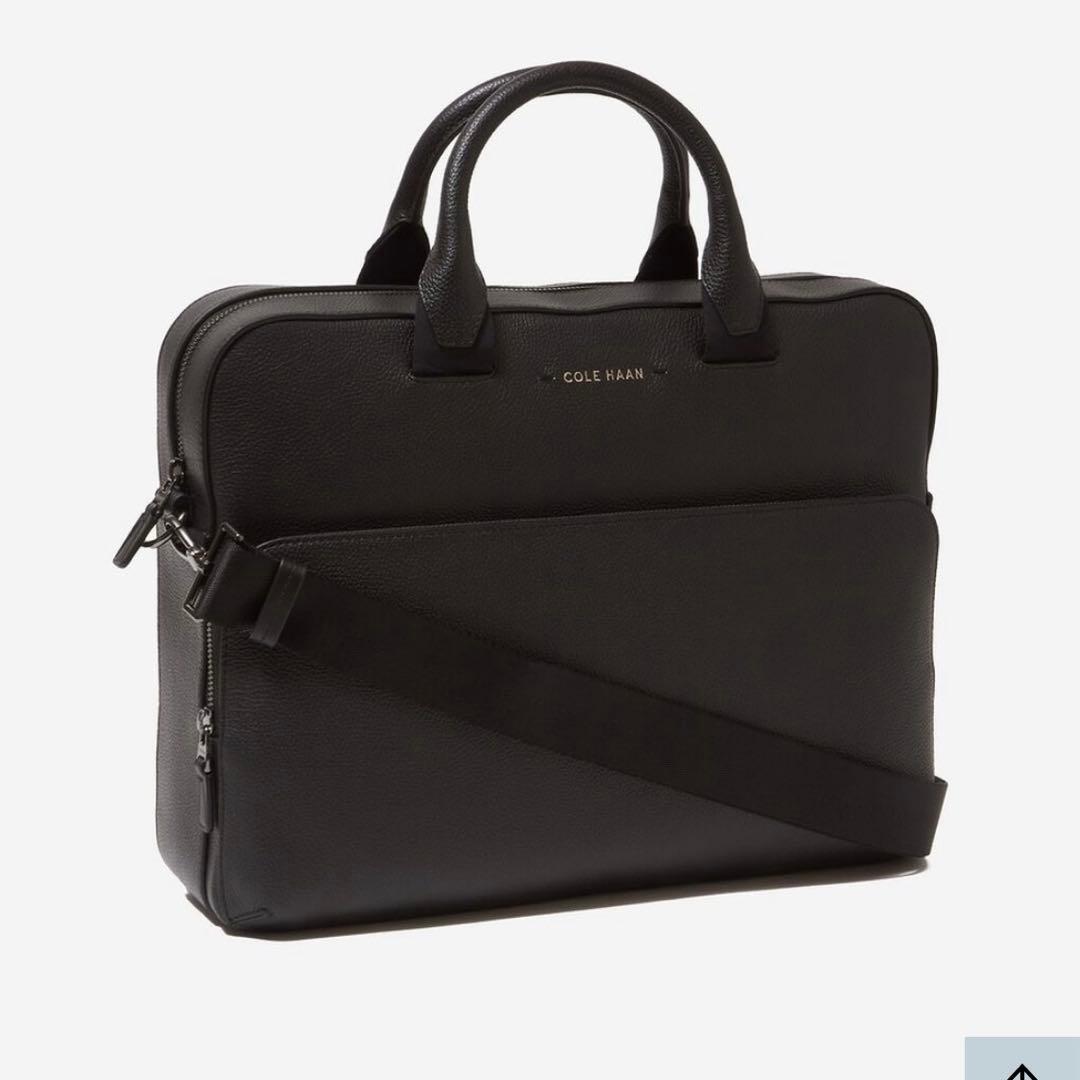 現行品　COLE HAAN バック　ビジネス　ブリーフケース　レザー　大容量