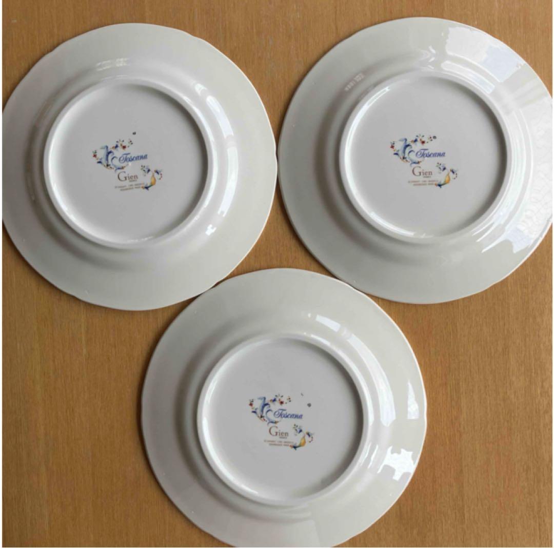 Gien ディナープレート　３枚セット