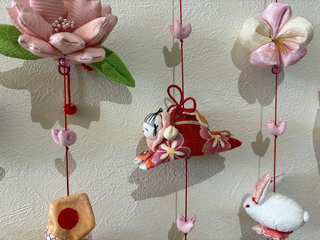 可愛いつるし雛No.169 壁掛けタイプ・ひな祭り・桃の節句・さげもんつるし飾り