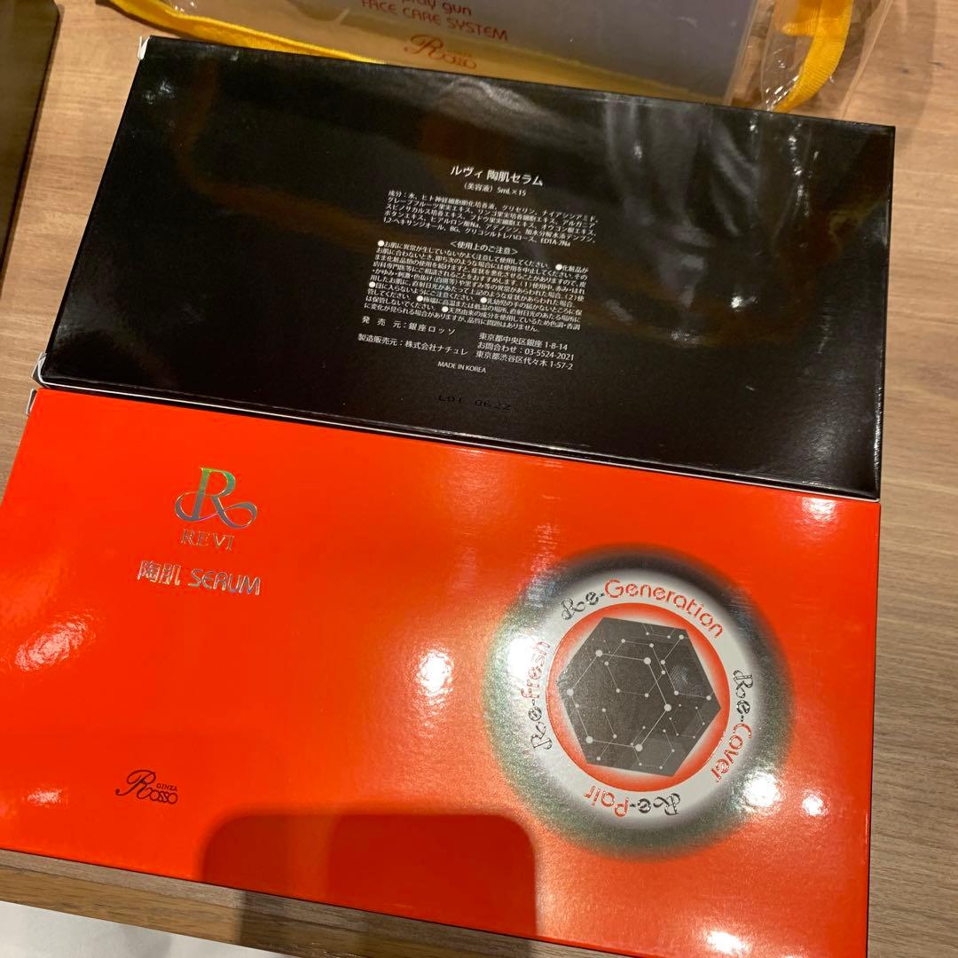 REVI ルヴィ　スプレーガンセット　陶肌セラム　延髄幹細胞培養上精液　美容液