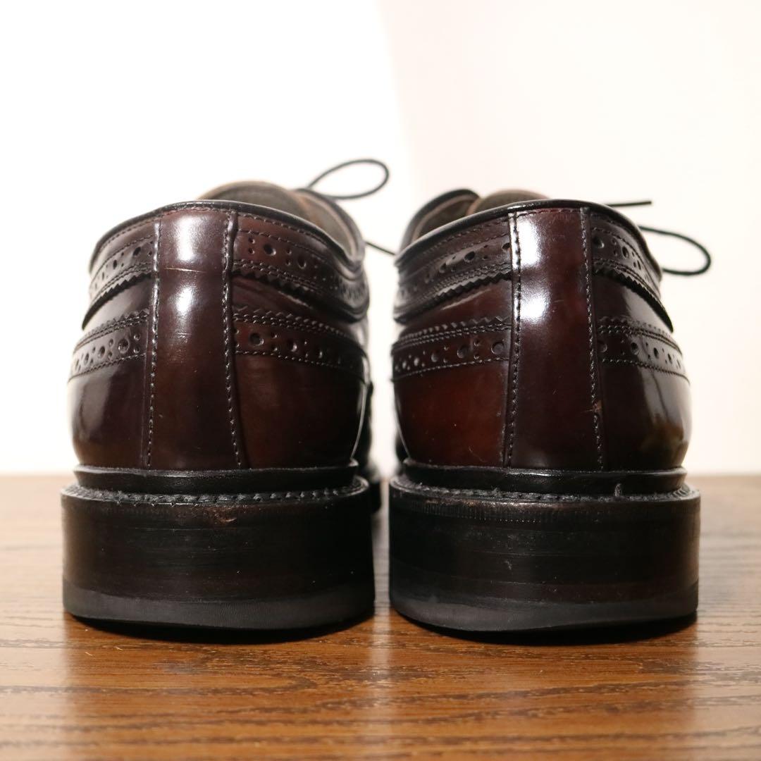 【超美品】 コードバン ジョンストンマーフィー 24.5 日本製 チヨダ 革靴