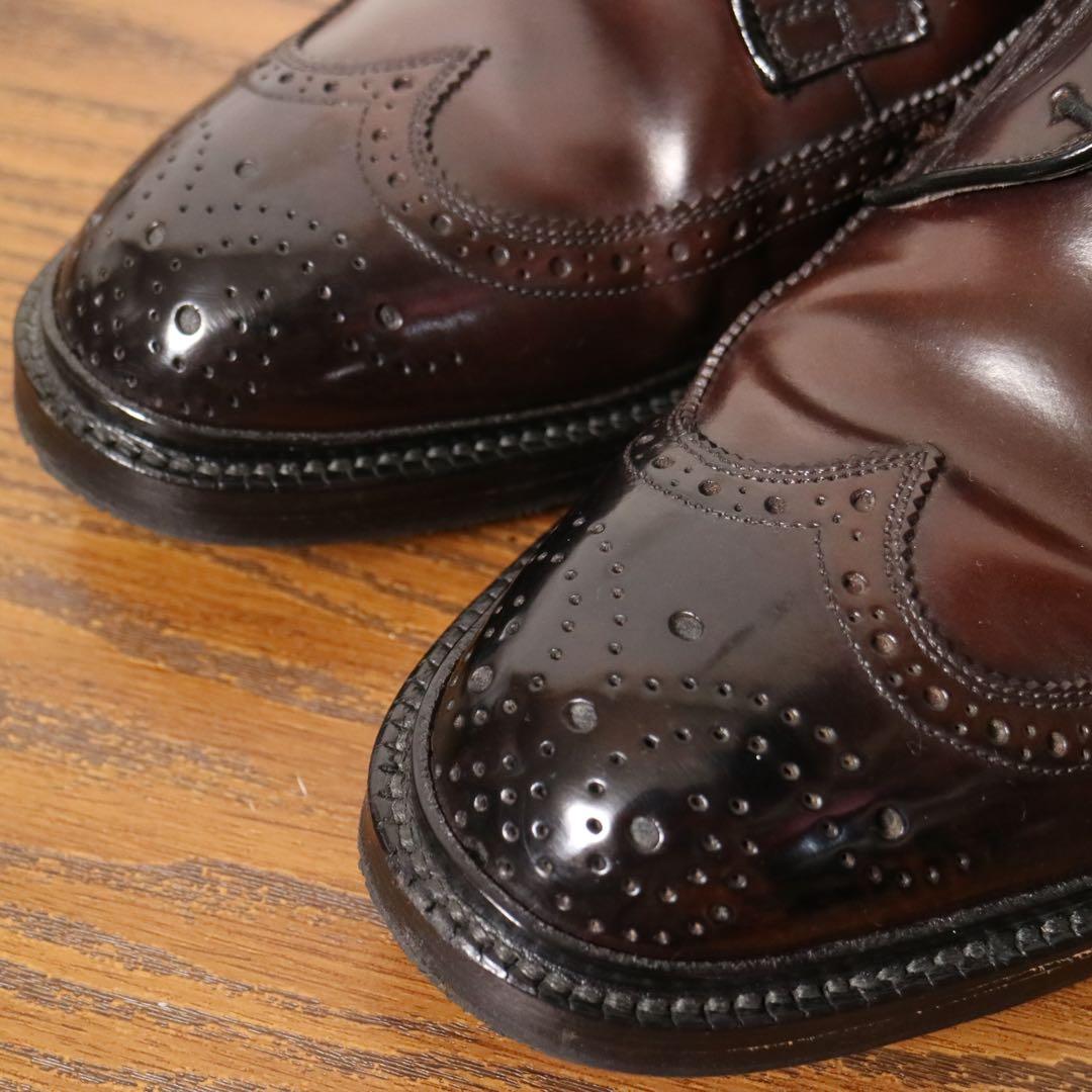 【超美品】 コードバン ジョンストンマーフィー 24.5 日本製 チヨダ 革靴