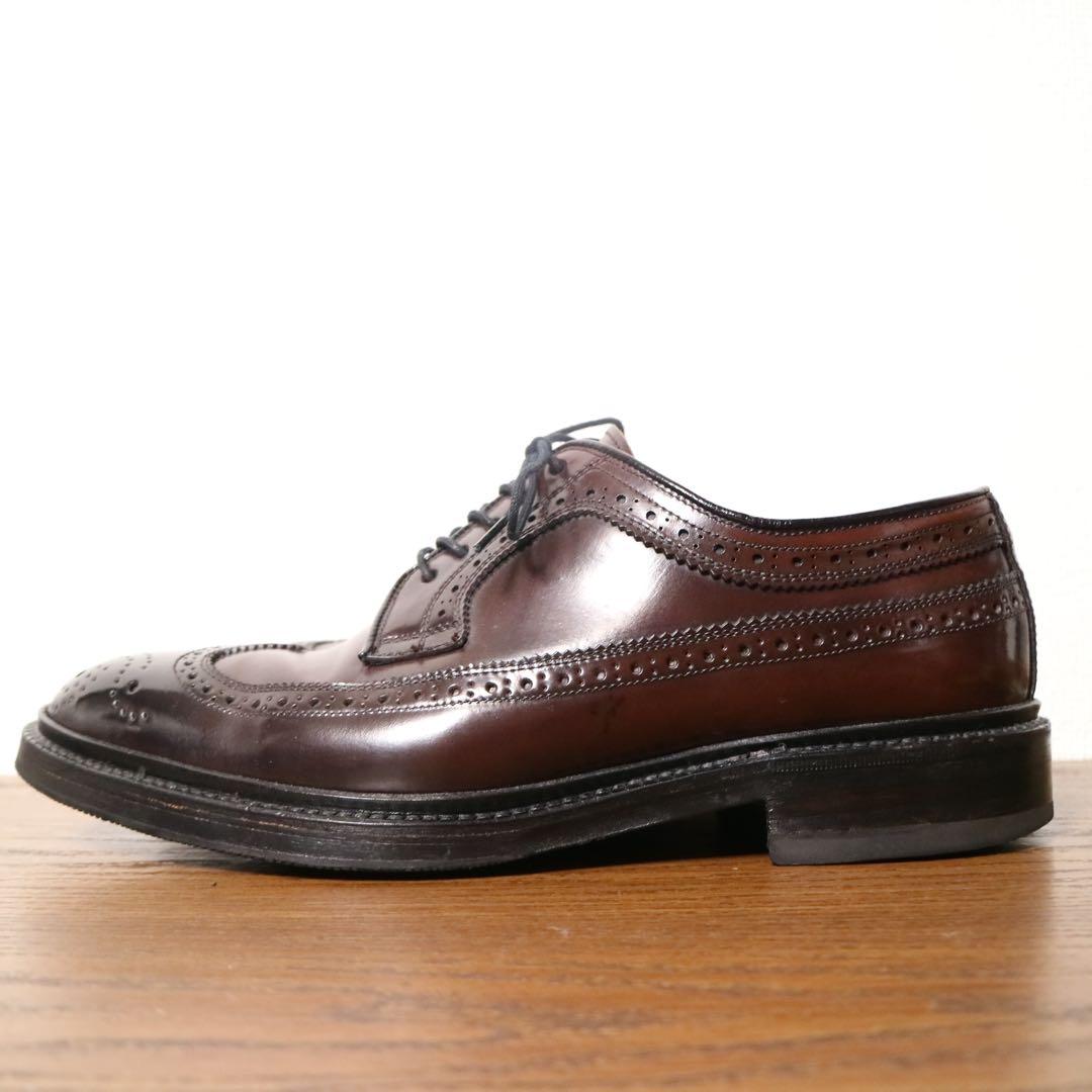 【超美品】 コードバン ジョンストンマーフィー 24.5 日本製 チヨダ 革靴