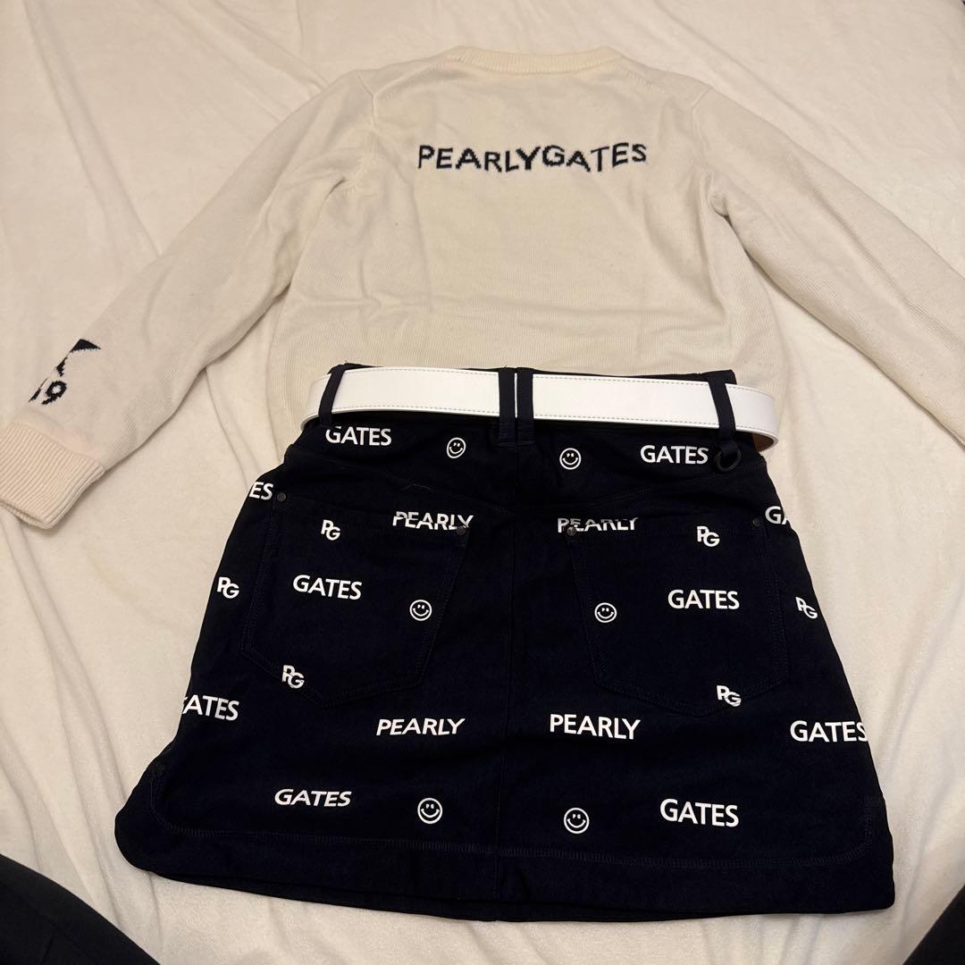 PEARLY GATES セーターとスカートセット