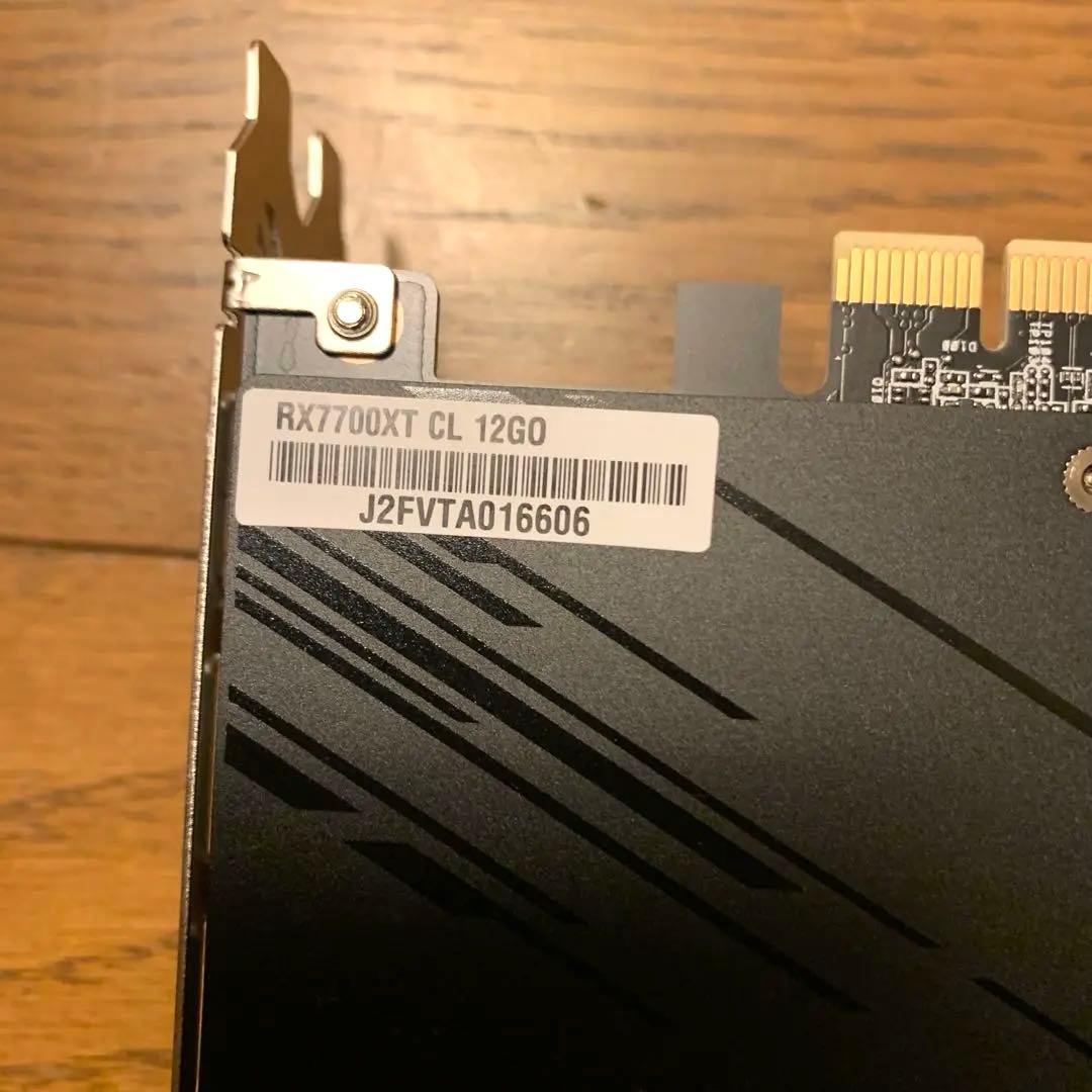 グラフィックボード・グラボ・ビデオカード RX7700xt 12GB