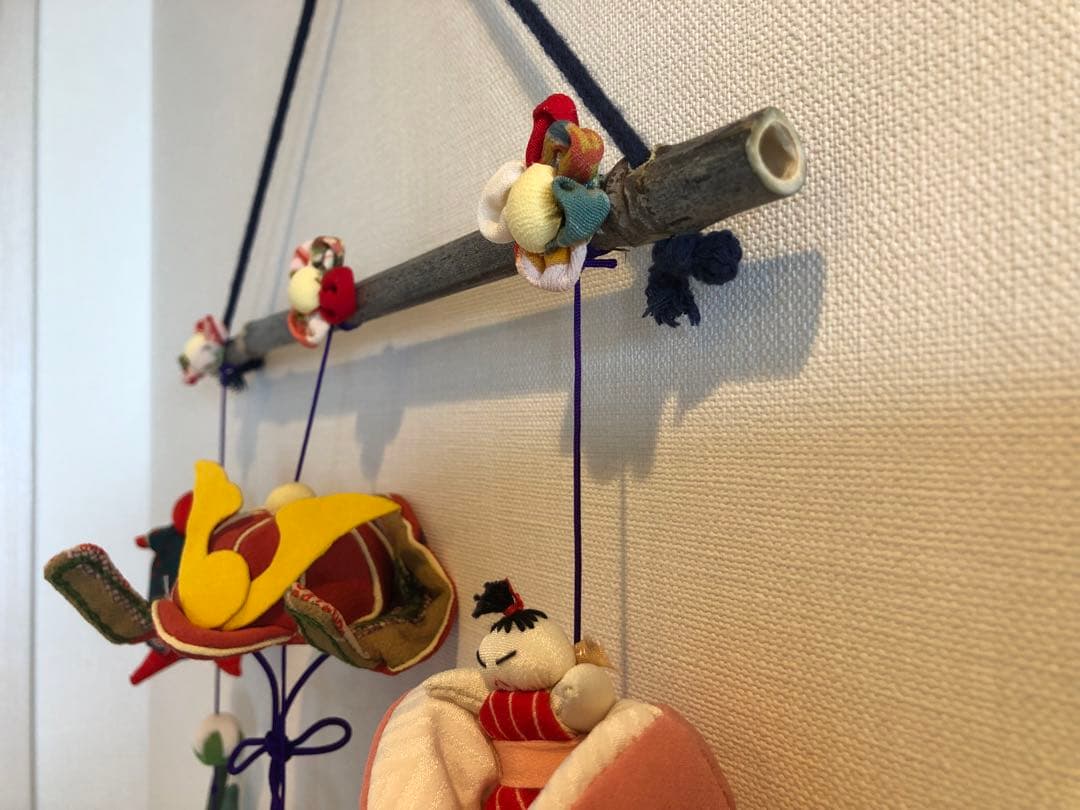 端午の節句の壁掛け⑤　吊るし飾り　吊るし雛