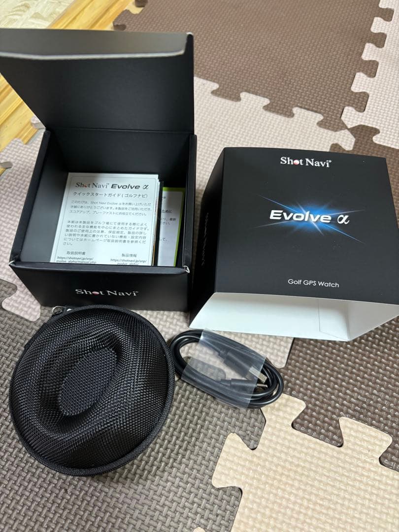 Shot Navi Evolve α(アルファー) ゴルフ GPSナビ 腕時計