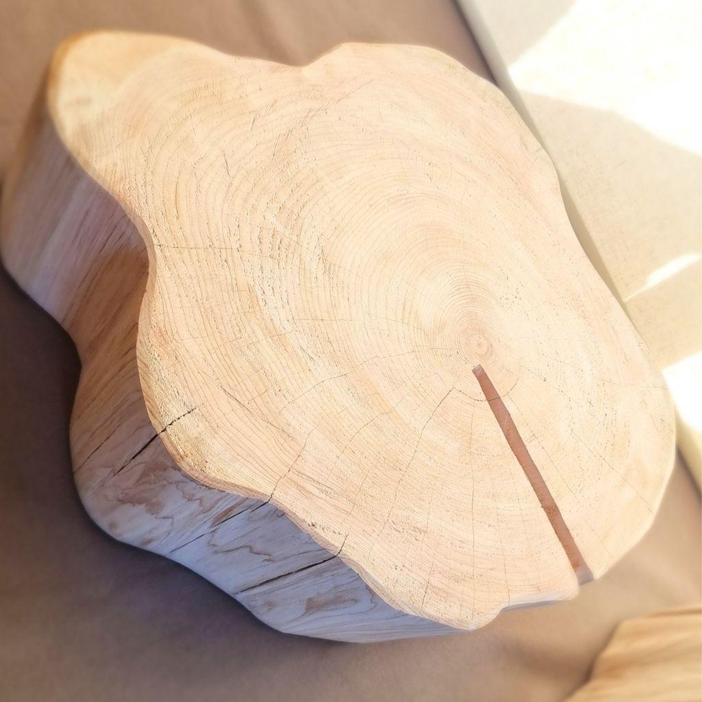 超特大 ひのき 天然アロマ 切株テーブル・無垢無塗装・オーガニック