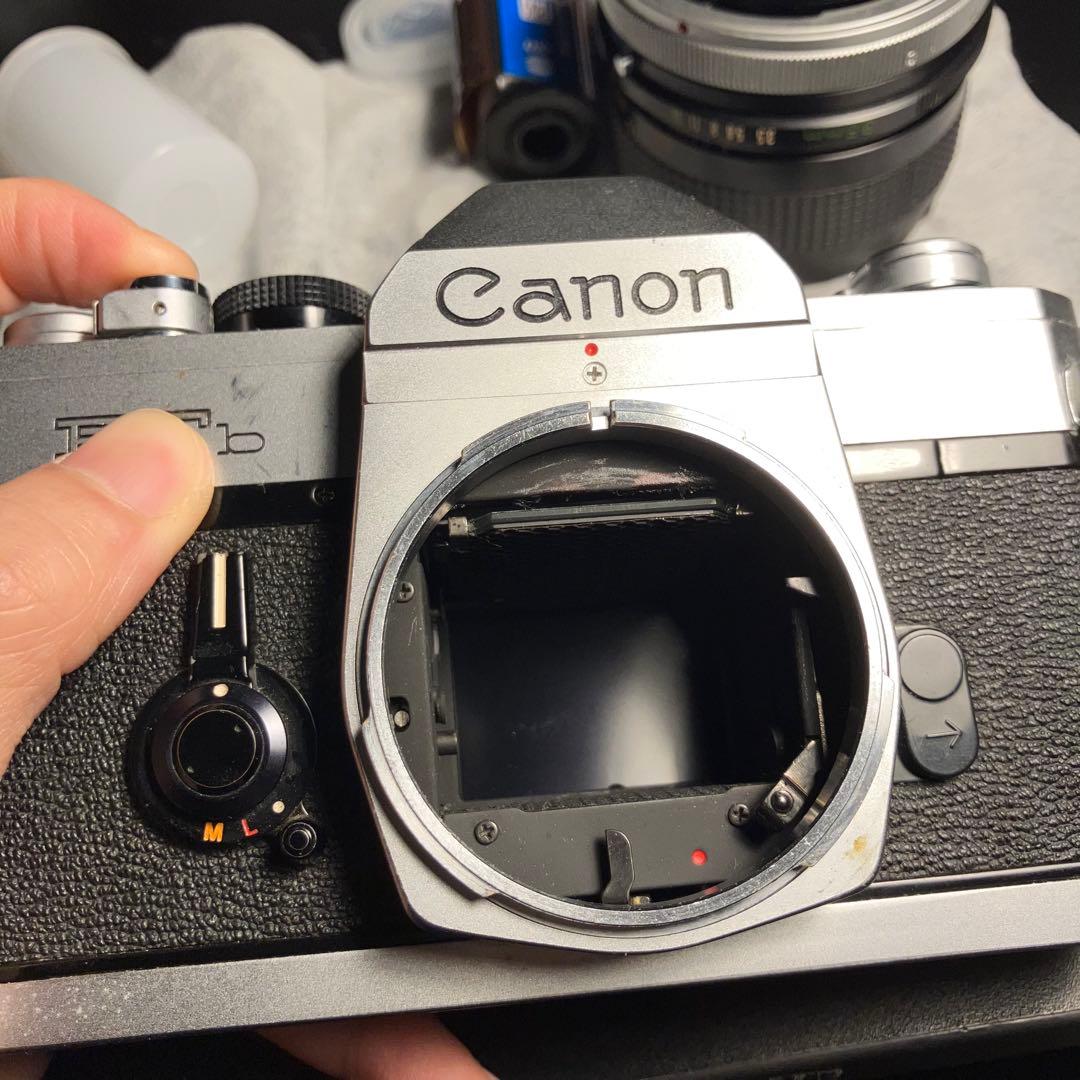 作動確認済実用品 Canon FTb フィルムカメラ レンズ フィルム付き