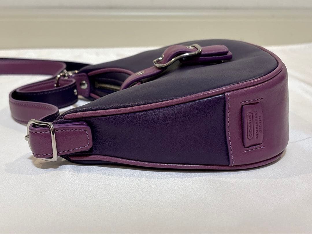 COACH ショルダーバッグ 9559 レザー 紫