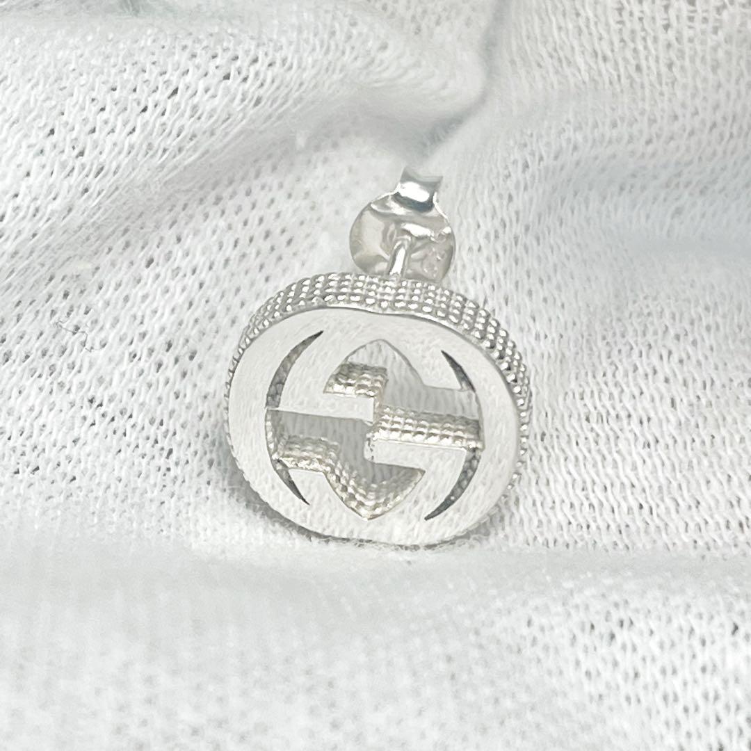 限界価格‼️GUCCI インターロッキングピアスM　片耳❗️