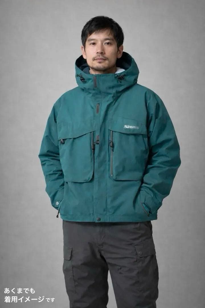 N*Y様 SIMMS GORE-TEX Dry Coat L グリーン
