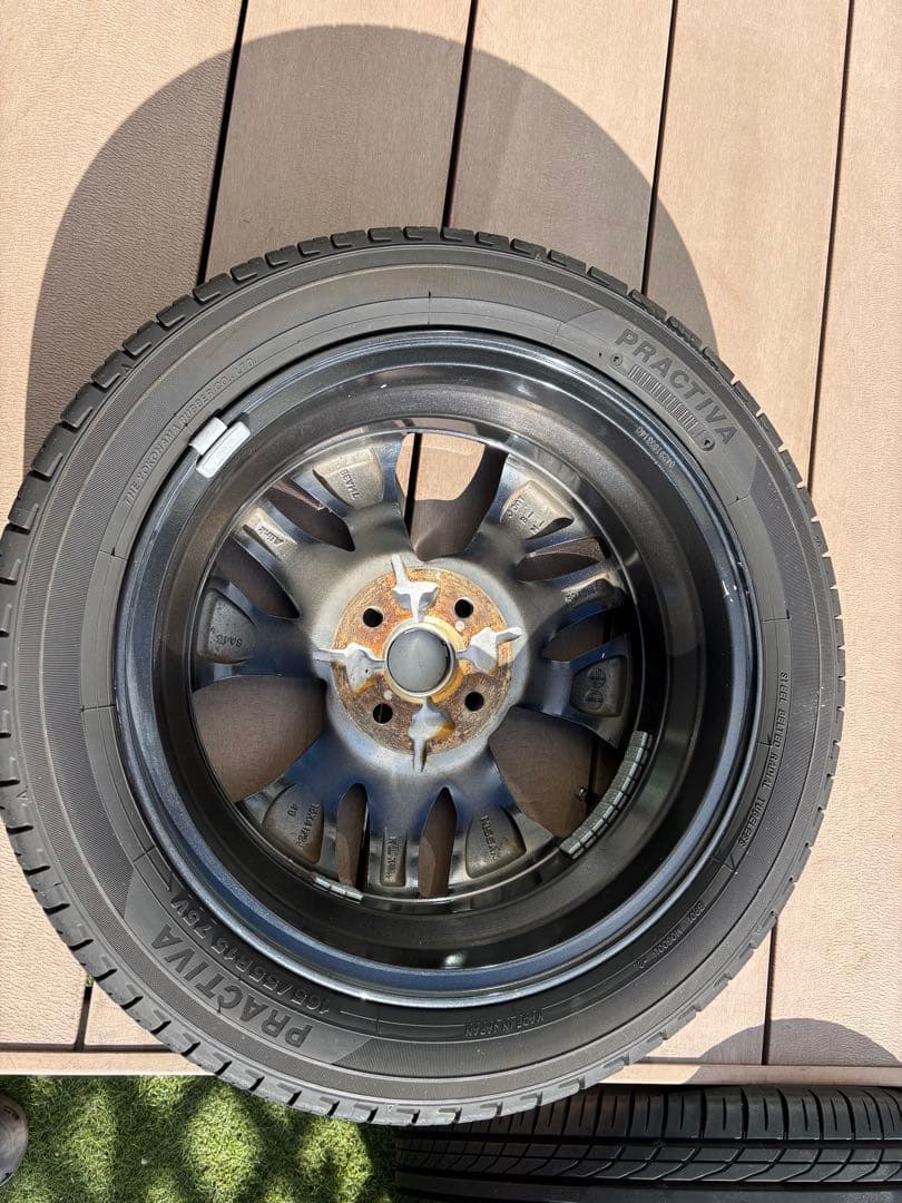 三菱 EKクロス 純正アルミホイール 溝ありタイヤ2024年 4本セット