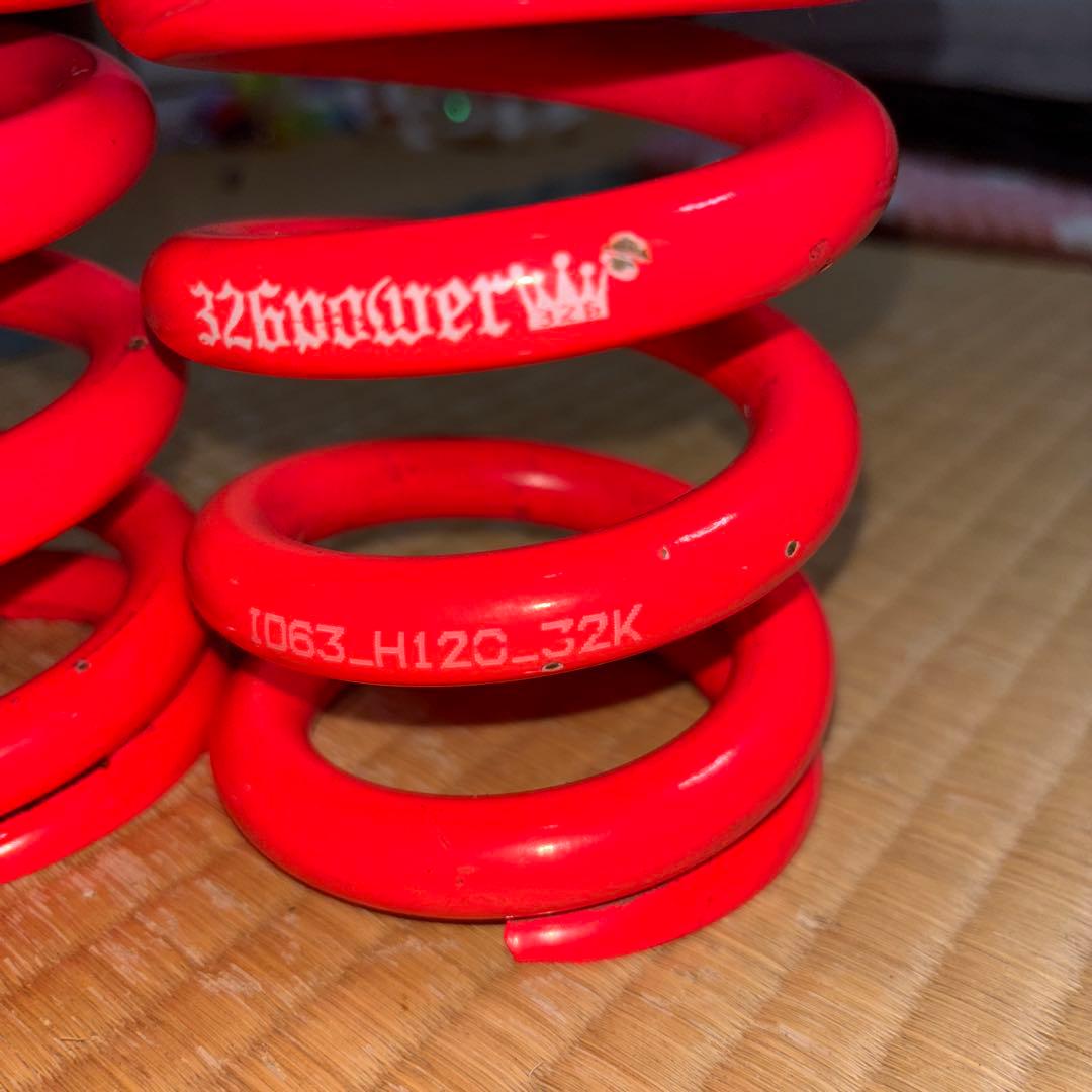 326power チャラバネ スプリング id6263 H120 32K ピンク