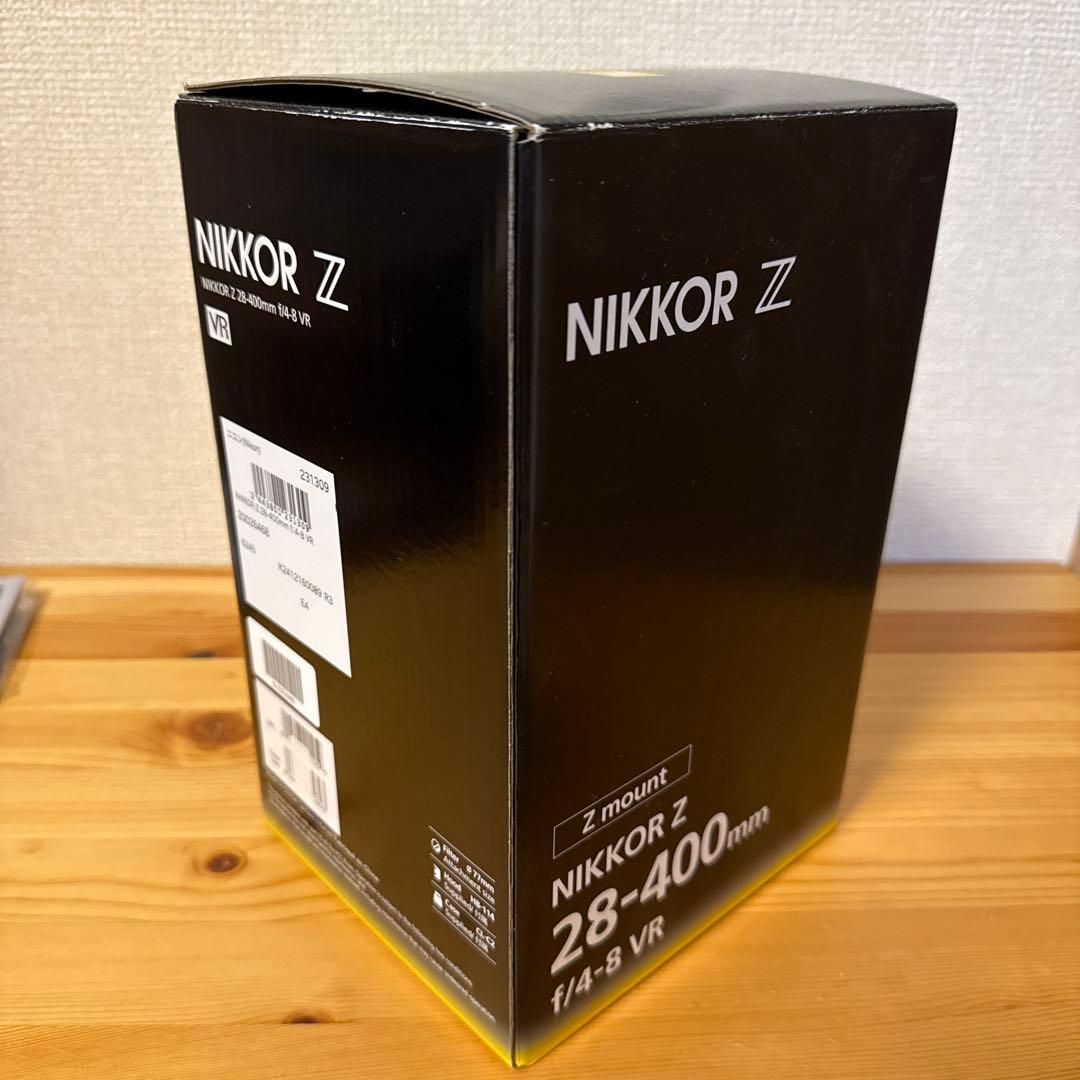 NIKKOR Z 28-400mm f/4-8 VR フィルター付属