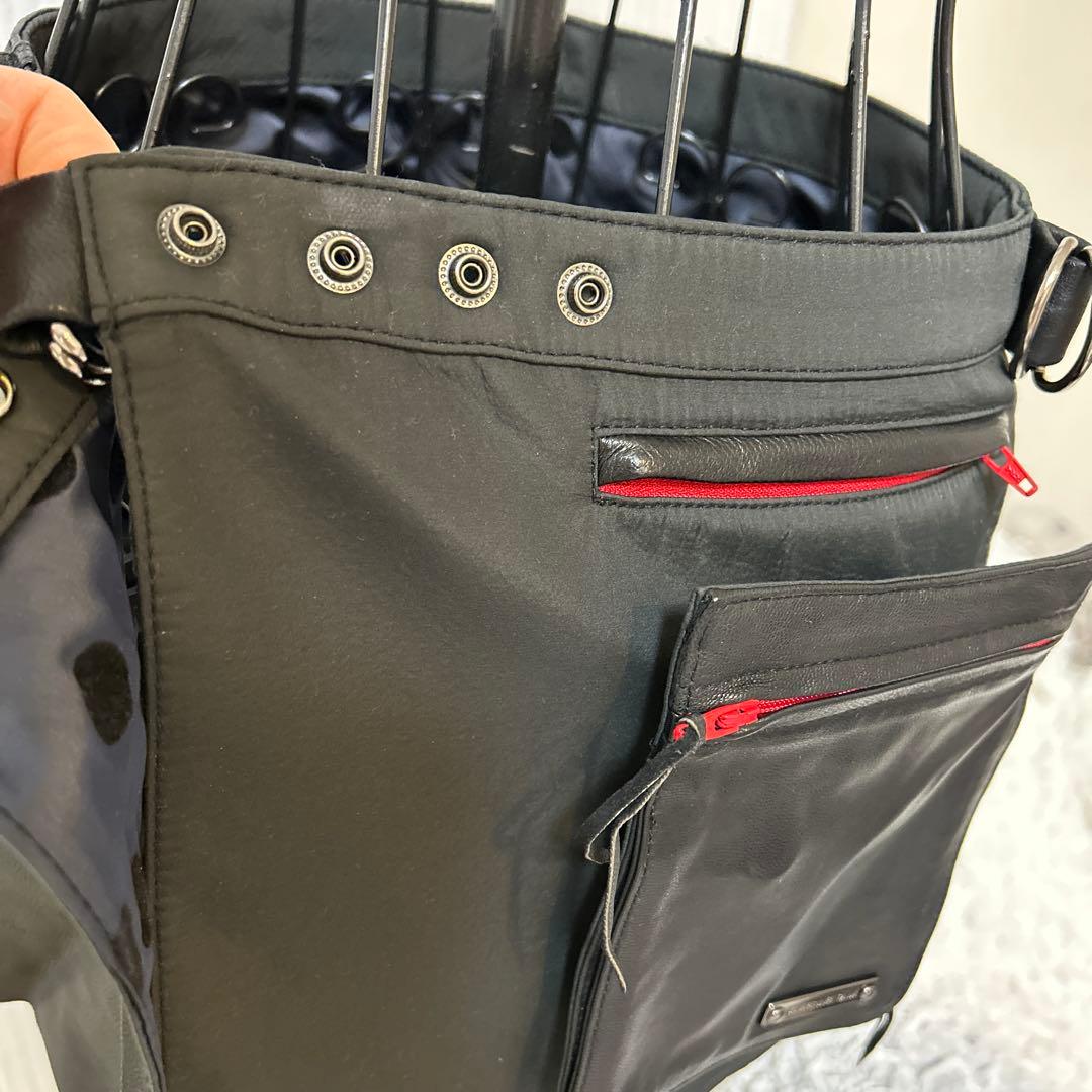 VIVIENNETAM ボディスカート山羊皮 1番外側ボタンでウエスト37×2㎝