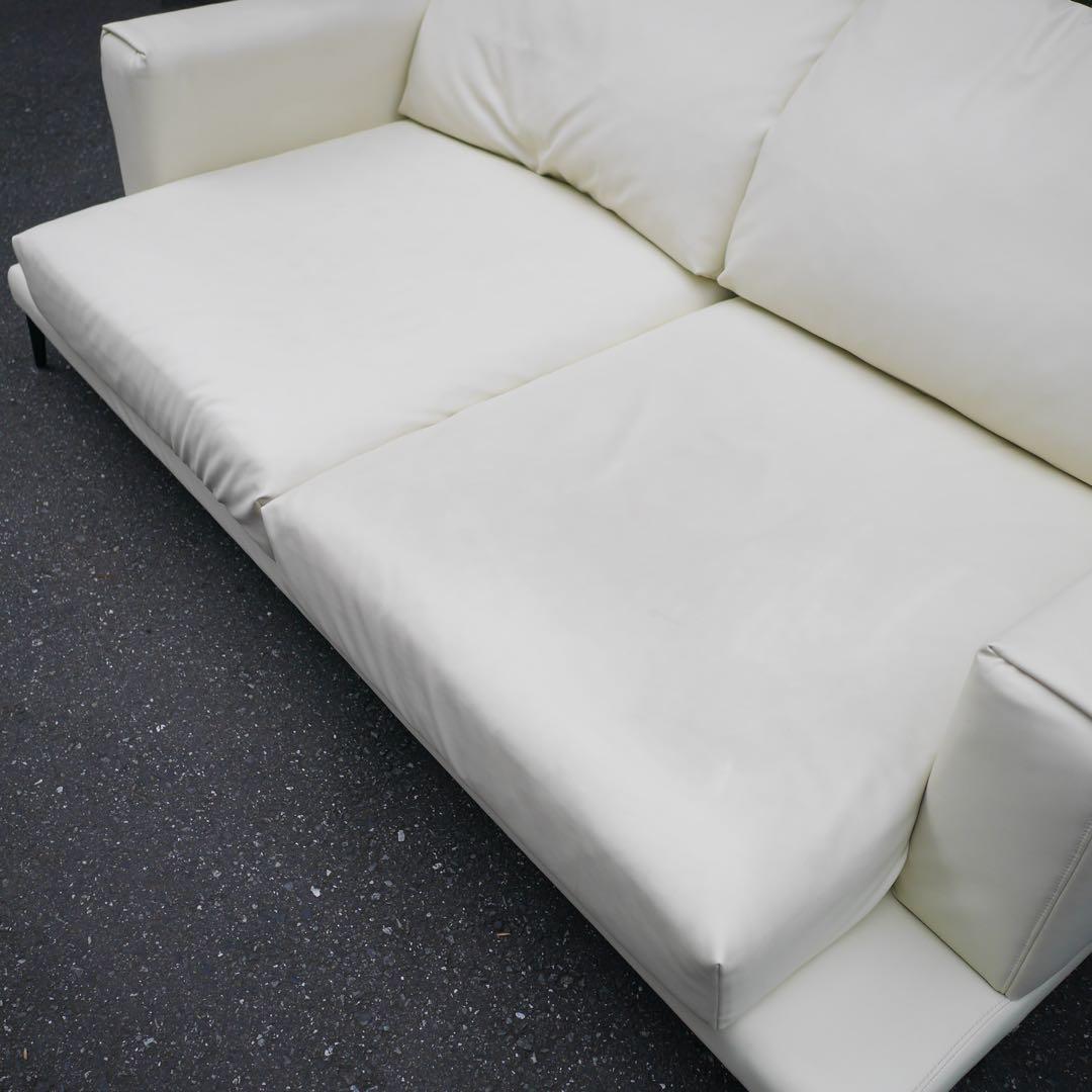 アルモニア　Armonia ソファ　2人掛け　レザー　ホワイト