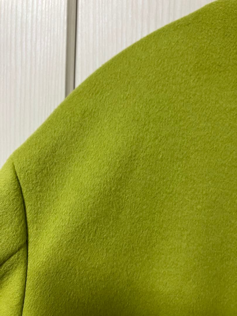 定価47000Spick &span ピスタチオグリーンコートタグ付き高級ウール