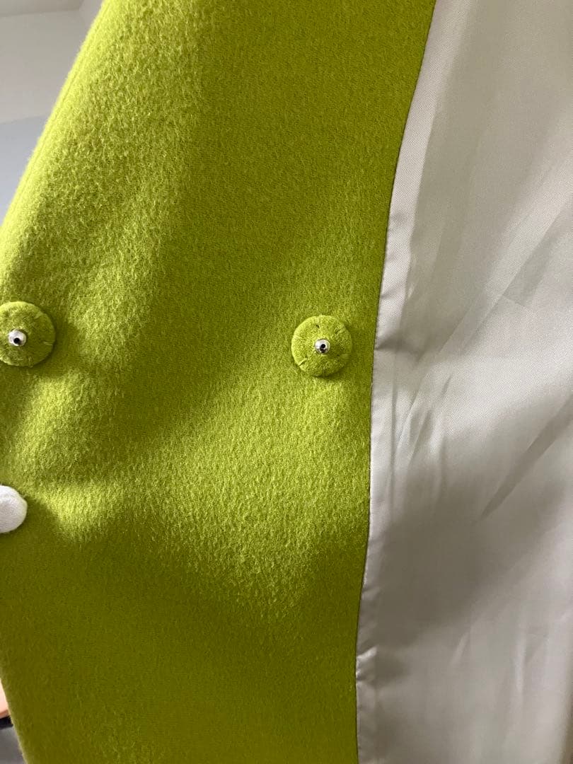 定価47000Spick &span ピスタチオグリーンコートタグ付き高級ウール