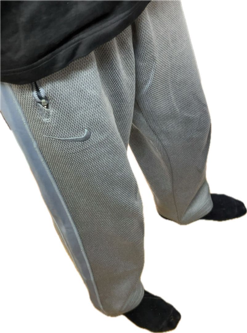 NIKE THERMA FIT ナイキ　セットアップ　グレー　水色　L