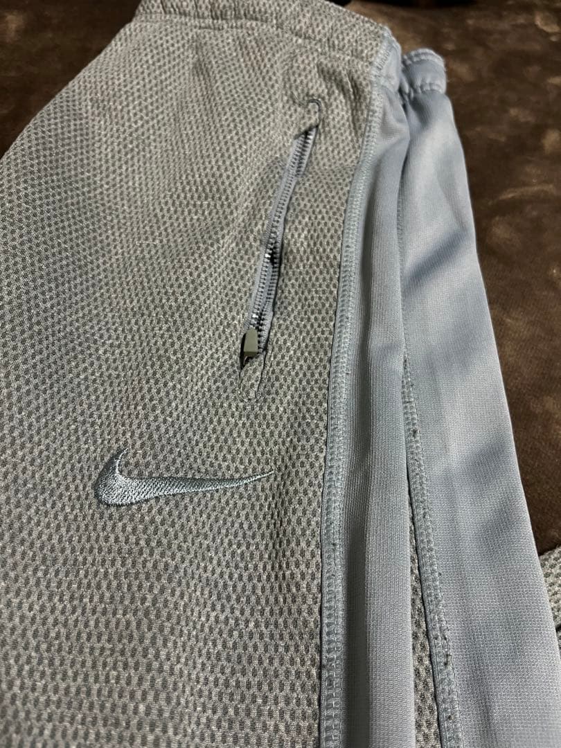 NIKE THERMA FIT ナイキ　セットアップ　グレー　水色　L