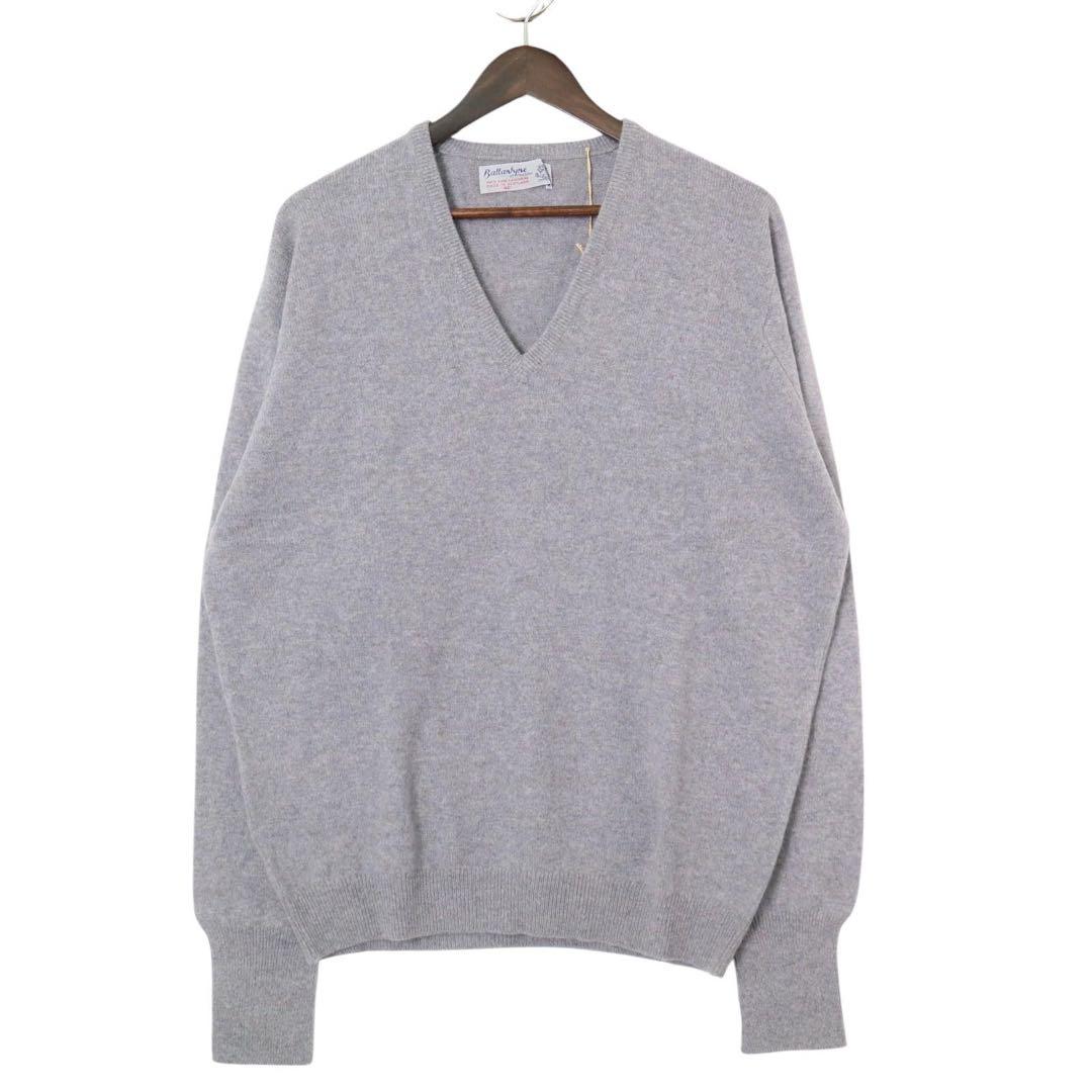 【旧タグ】Ballantyne カシミヤ100% Vネックセーター