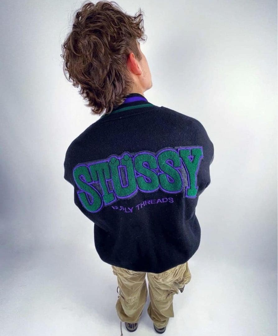 激レア！1980’s OLD STUSSY “BURLY THREADS”JKT